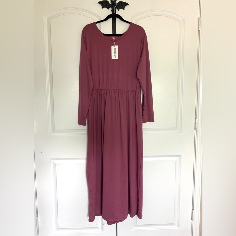 Cottagecore Maxie Dress Super Soft Stretchy pockets and Long sleeve NWT 2X - Picture 2 of 13